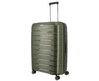 Cestovní kufr Travelite AIR BASE 4W L zelená, Polypropylen