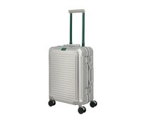 Cestovní kufr Travelite NEXT 2.0 4W S stříbrná, Aluminium