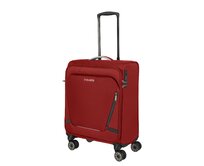 Cestovní kufr Travelite Jetpack 4W S Max červená, Textil