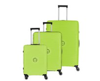 Cestovní kufry set 3ks Travelite Orbita S,M,L zelená, Polypropylen
