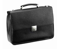 Aktovka d&n Basic Laptop černá, Polyuretan