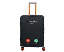 Obal na kufr Travelite M calling černá, Textil