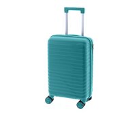 Cestovní kufr John Travel Arcadia 4W S tyrkysová, Polypropylen