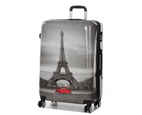 Cestovní kufr Madisson Eiffel 4W L šedá, ABS / Polykarbonát