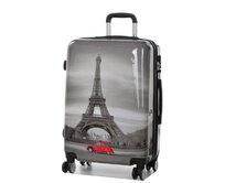 Cestovní kufr Madisson Eiffel 4W M šedá, ABS / Polykarbonát