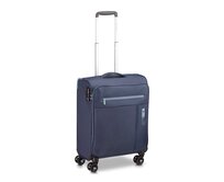 Cestovní kufr Roncato Lite soft S 4W modrá, Textil