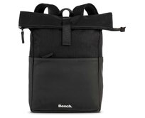 Batoh Bench Style roll-top černá, Textil