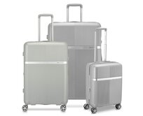 Cestovní kufry set 3ks Roncato AIRGLAM S,M,L šedá, ABS / Polykarbonát