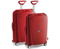 Cestovní kufry set 2ks Roncato Light M,L červená, Polypropylen