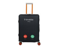 Obal na kufr Travelite S calling černá, Textil