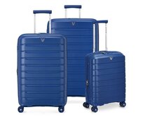Cestovní kufry set 3ks Roncato B-FLYING S,M,L modrá, Polypropylen
