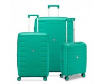 Cestovní kufry set 3ks Roncato Skyline 2.0 S,M,L zelená, Polypropylen