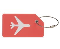 Cestovní jmenovka Fabrizio Silicon Plane oranžová, Silicon