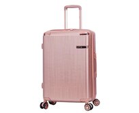 Cestovní kufr Snowball Shine 4W M růžová, Polykarbonát