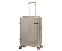 Cestovní kufr Snowball Shine 4W M šampaňská, Polykarbonát