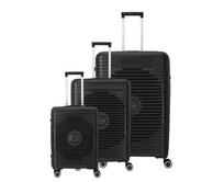 Cestovní kufry set 3ks Travelite Orbita S,M,L černá, Polypropylen