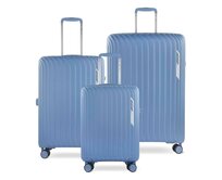 Cestovní kufry set 3ks Bugatti Hera S,M,L modrá, Polypropylen