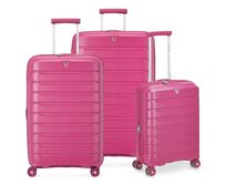 Cestovní kufry set 3ks Roncato B-FLYING S,M,L růžová, Polypropylen