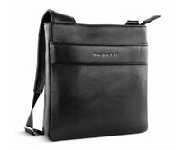 Taška přes rameno Bugatti Nome S černá, Kůže