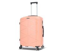 Cestovní kufr Madisson PP 4W M růžová, Polypropylen