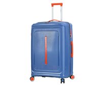 Cestovní kufr Lee Cooper PP L modrá, Polypropylen