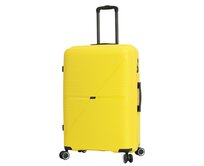 Cestovní kufr Snowball PP 4W L Žlutá, Polypropylen