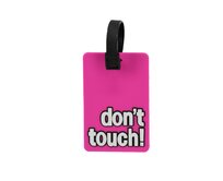 Jmenovka Travelite růžová, PVC