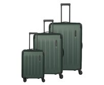 Cestovní kufry set 3ks Travelite Dynamiic S,M,L zelená, ABS