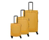Cestovní kufry set 3ks Travelite Umbria S,M,L Žlutá, Textil