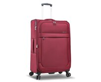 Cestovní kufr Snowball 4W L vínová, Textil