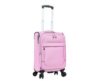 Cestovní kufr Snowball 4W S růžová, Textil