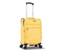 Cestovní kufr Snowball 4W S Žlutá, Textil