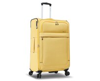 Cestovní kufr Snowball 4W L Žlutá, Textil