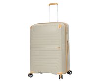 Cestovní kufr Snowball CORNERS 4W L šampaňská, Polypropylen