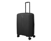 Cestovní kufr Travelite Air stripe 4W M černá, Polypropylen