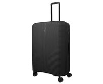 Cestovní kufr Travelite Air stripe 4W L černá, Polypropylen
