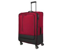 Cestovní kufr Travelite Crosslite 4W XL červená, Textil