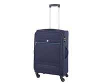 Cestovní kufr Dielle 4W M modrá, Textil