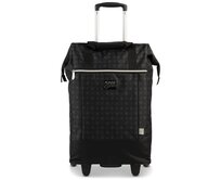 Fabrizio Nákupní taška na kolečkách PUNTA Big Wheel černá, Textil