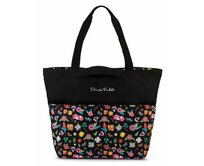 Dámská taška Frida Kahlo shopper černá, Textil