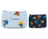 Set 2ks kosmetických tašek Frida Kahlo S,L modrá, Textil