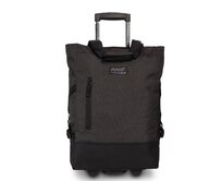 Fabrizio Nákupní taška na kolečkách PUNTA Wheel černá, Textil