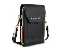 Dámská taška cross Bugatti Ella černá, Polyuretan