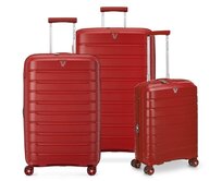 Cestovní kufry set 3ks Roncato B-FLYING S,M,L červená, Polypropylen