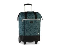 Fabrizio Nákupní taška na kolečkách PUNTA Big Wheel zelená, Textil