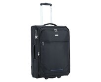 Cestovní kufr Snowball HIT 2W M černá, Textil