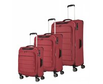 Cestovní set 3ks Travelite Skaii červená, Textil