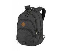 Batoh Travelite Basics Melange antracitová, Textil