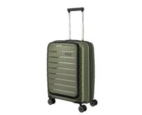 Cestovní kufr Travelite AIR BASE 4W S kapsa zelená, Polypropylen