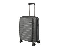 Cestovní kufr Travelite AIR BASE 4W S EXP antracitová, Polypropylen